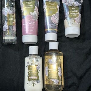 2025 Bath & Body Works 6pc Cashmere & Snowflakes Set Stocking Stuffer Gifts NEW